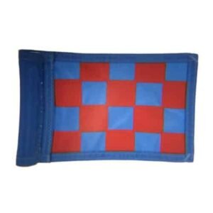 Nylon Flag Checkered BLUE/RED