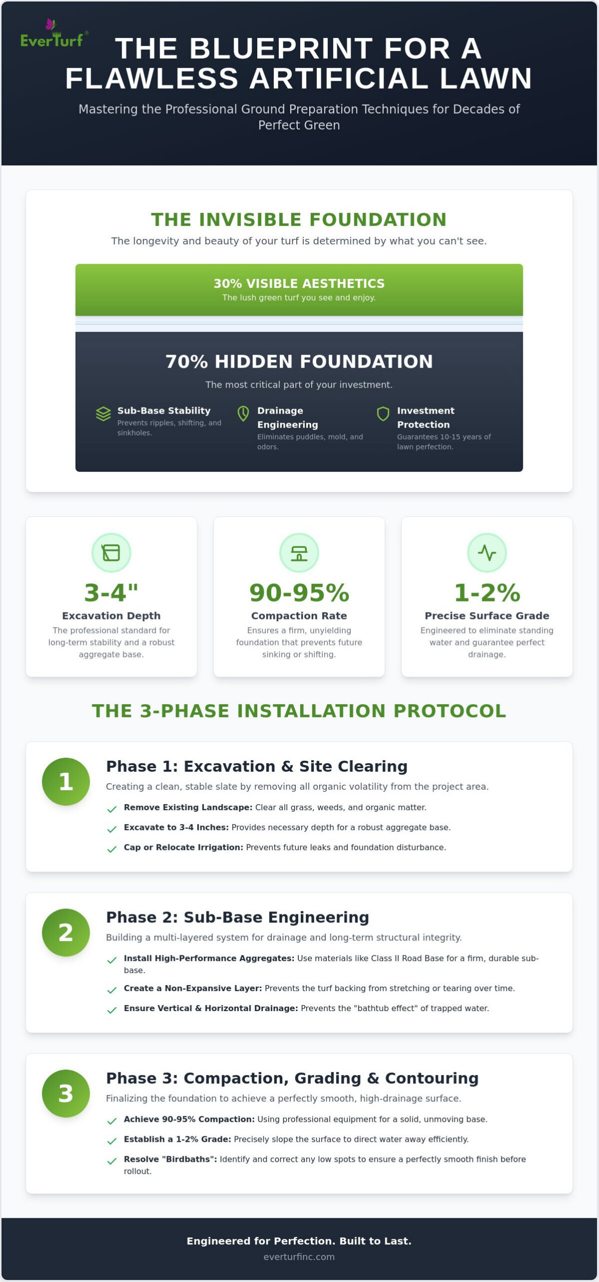 Preparing the Ground for Artificial Turf: The Definitive Guide to a Professional Foundation