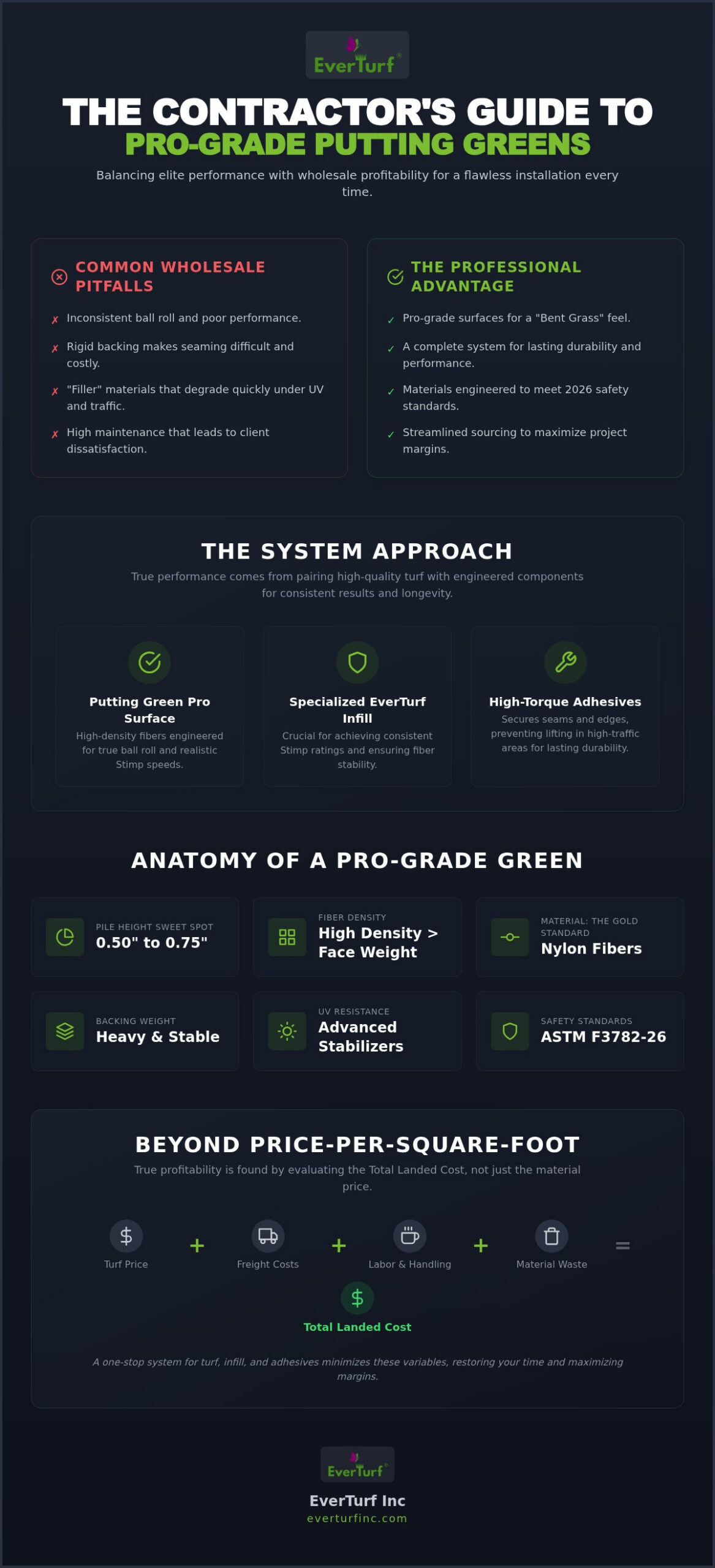 Wholesale Putting Green Turf: The Professional Guide to Bulk Procurement in 2026