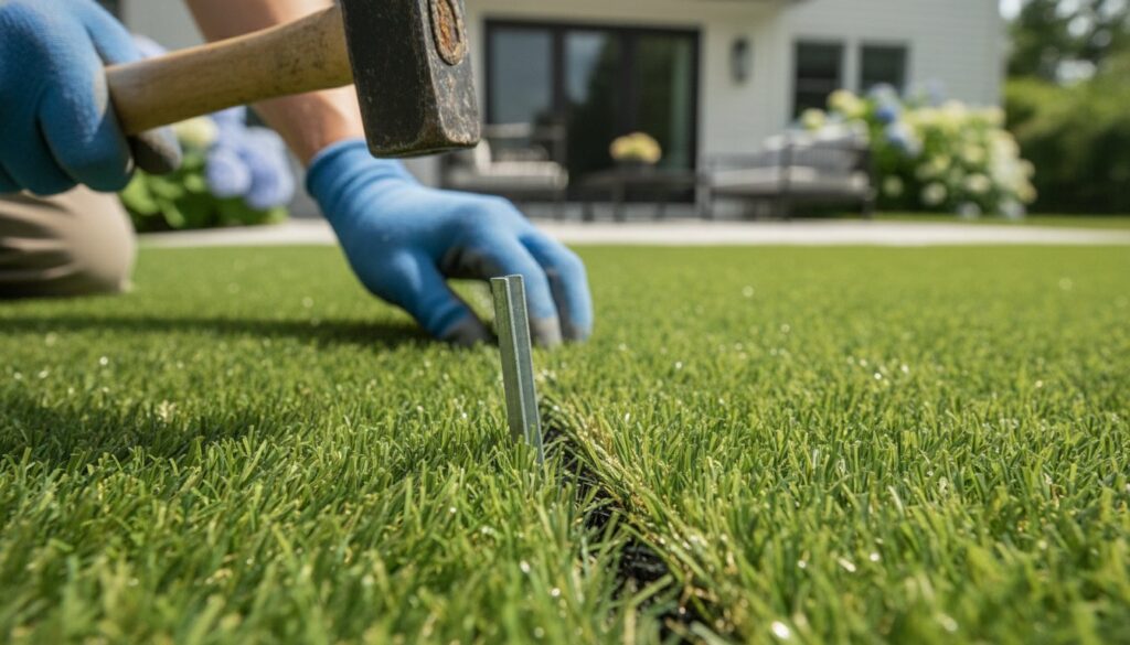 Guide to Securing Artificial Grass with Turf Staples
