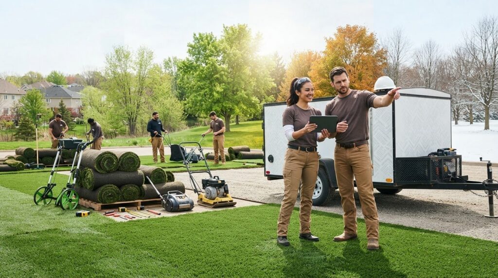 How to Manage Seasonal Demand in the Turf Installation Business