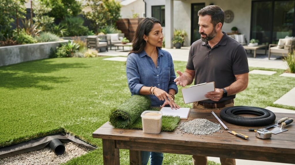 Understanding Line Items on a Synthetic Turf Quote: What to Check