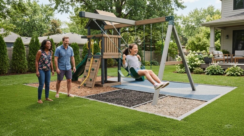 What to Put Under a Swing Set Besides Mulch: 5 Safer Surface Options